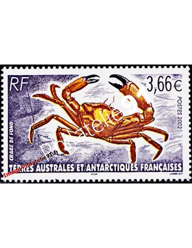 Timbre des TAAF n°335, Faune, Crabe de fond, timbres Dom Tom