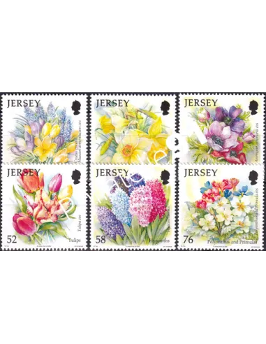 JERSEY, n° 1474 à 1479, collection timbres Europe