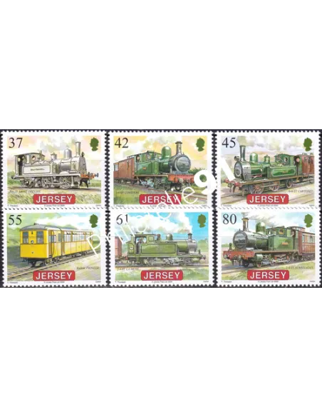 JERSEY, n° 1480 à 1485, collection timbres Europe