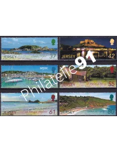 JERSEY, n° 1505 à 1510, collection timbres Europe