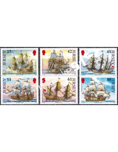 JERSEY, n° 1517 à 1522, collection timbres Europe