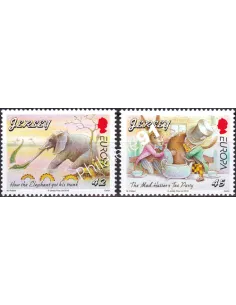 Timbres de JERSEY n° 1538 à 1539, collection timbres Europa