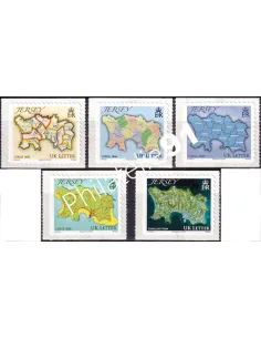 JERSEY, n° 1542 à 1546, collection timbres Europe