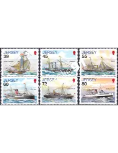 JERSEY, n° 1566 à 1571, collection timbres Europe