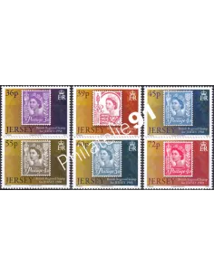 JERSEY, n° 1573 à 1578, collection timbres Europe