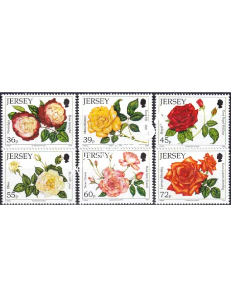 JERSEY, n° 1579 à 1584, collection timbres Europe