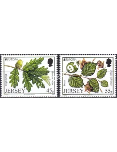 Timbres de JERSEY n° 1620 à 1621, collection timbres Europa