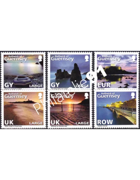 Guernesey, n° 1295-1300, collection timbres Europe