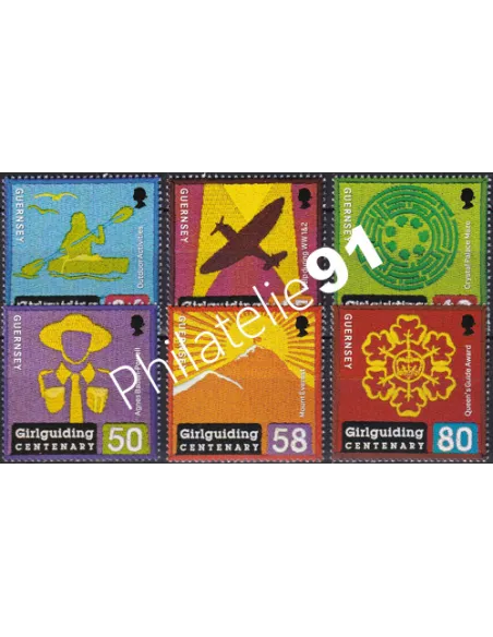 Guernesey, n° 1310 à 1315, collection timbres Europe