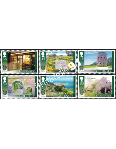 Guernesey, n° 1322 à 1327, collection timbres Europe