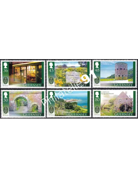 Guernesey, n° 1322 à 1327, collection timbres Europe