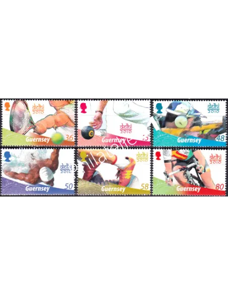 Guernesey, n° 1329 à 1334, collection timbres Europe