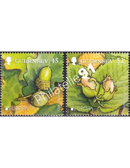Timbres de Guernesey n° 1349 à 1350, collection timbres Europa