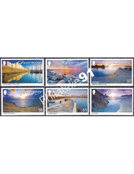 Guernesey, n° 1360 à 1365, collection timbres Europe