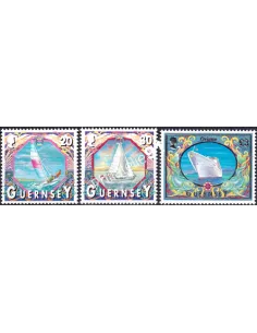 Guernesey, n° 865 à 867, collection timbres Europe