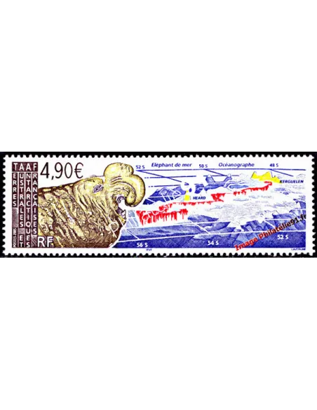 TAAF, n° 414, Collection timbres Dom-Tom
