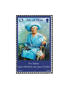 ILE DE MAN - n° 1005 - S.M. la Reine Mère Elizabeth