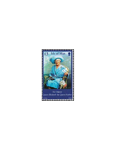 ILE DE MAN - n° 1005 - S.M. la Reine Mère Elizabeth