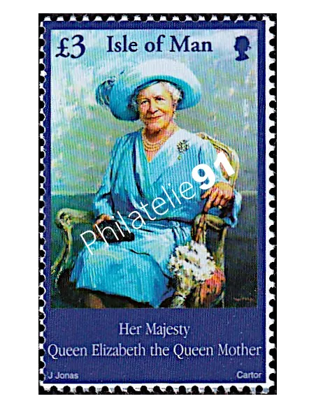 ILE DE MAN - n° 1005 - S.M. la Reine Mère Elizabeth
