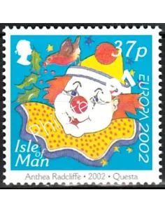 Timbre d'Île de Man n° 1053, Le cirque, EUROPA 2002, timbre d'Europe