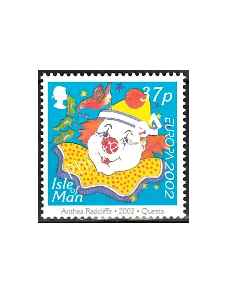 Timbre d'Île de Man n° 1053, Le cirque, EUROPA 2002, timbre d'Europe