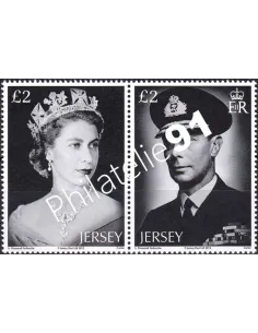 JERSEY, n° 1704 à 1705, paire, collection timbres Europe