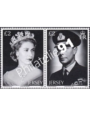 JERSEY, n° 1704 à 1705, paire, collection timbres Europe