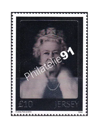 JERSEY, n° 1729, collection timbres Europe