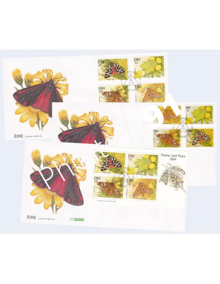 IRLANDE, Lot de timbres sur enveloppes 1er Jour, Timbres Europe