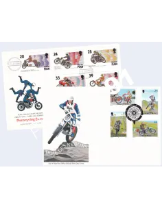 ILE DE MAN, Lot de 2 séries sur enveloppes 1er Jour, Timbres Europe