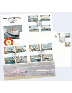 ILE DE MAN, Lot de 3 séries sur enveloppes 1er Jour, Timbres Europe