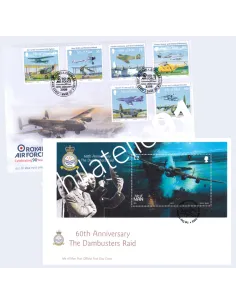 ILE DE MAN, Lot de timbres sur enveloppes 1er Jour, Timbres Europe