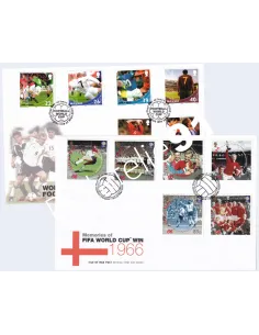 ILE DE MAN, Lot de 2 séries sur enveloppes 1er Jour, Timbres Europe