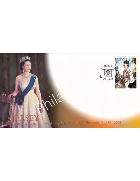 JERSEY, n° 1015 sur enveloppe 1er Jour, Timbres Europe