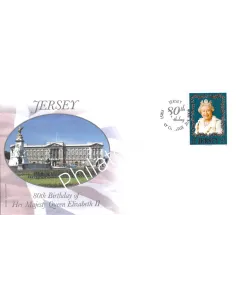 JERSEY, n° 1279 sur enveloppe 1er Jour, Timbres Europe