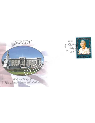 JERSEY, n° 1279 sur enveloppe 1er Jour, Timbres Europe