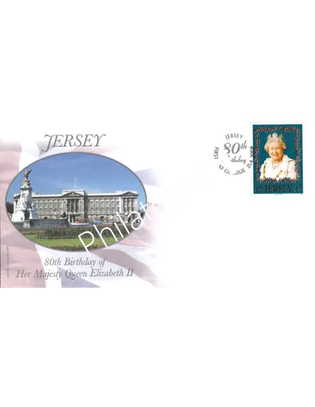 JERSEY, n° 1279 sur enveloppe 1er Jour, Timbres Europe