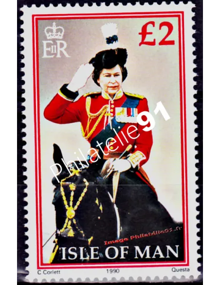 ILE DE MAN - n°  426 ** - S.M. Elizabeth II