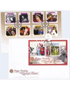 ILE DE MAN, Lot de timbres sur enveloppes 1er Jour, Timbres Europe