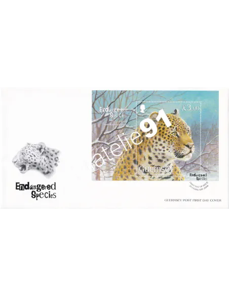 GUERNESEY, BF n° 66 sur enveloppe 1er Jour, Timbres Europe