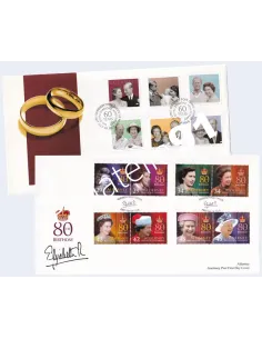 GUERNESEY & ALDERNEY, Lot de 2 enveloppes 1er Jour, Europe