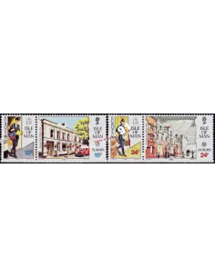 ILE DE MAN - n° 432 à 435 - EUROPA 1990 - Etablissements postaux