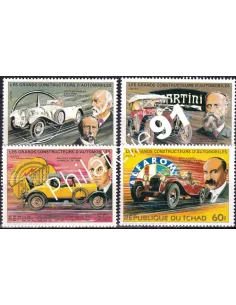 Tchad, n° 412 à 415, collection Timbres colonies
