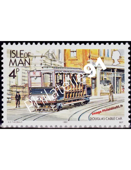 ILE DE MAN - n°  492 ** - Trains et tramways