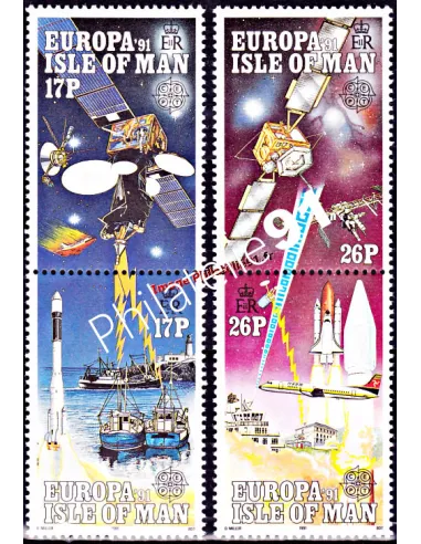 Timbres d’île DE MAN - n° 498 à 501 - EUROPA