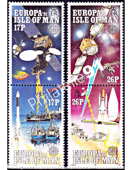 Timbres d’île DE MAN - n° 498 à 501 - EUROPA