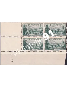 Coin daté sur Timbre n° 394, Collection timbres France