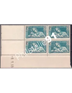 Coin daté sur Timbre n° 419, Collection timbres France