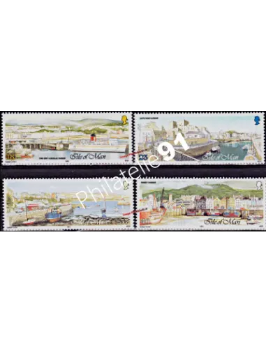 ILE DE MAN - n°  551 à 554 ** - Bateaux - Ports mannois