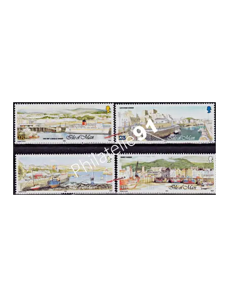 ILE DE MAN - n°  551 à 554 ** - Bateaux - Ports mannois
